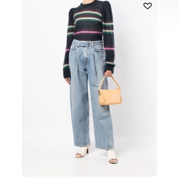 AGOLDE High Wasted Wide Leg Jeans - Picture 4 of 4